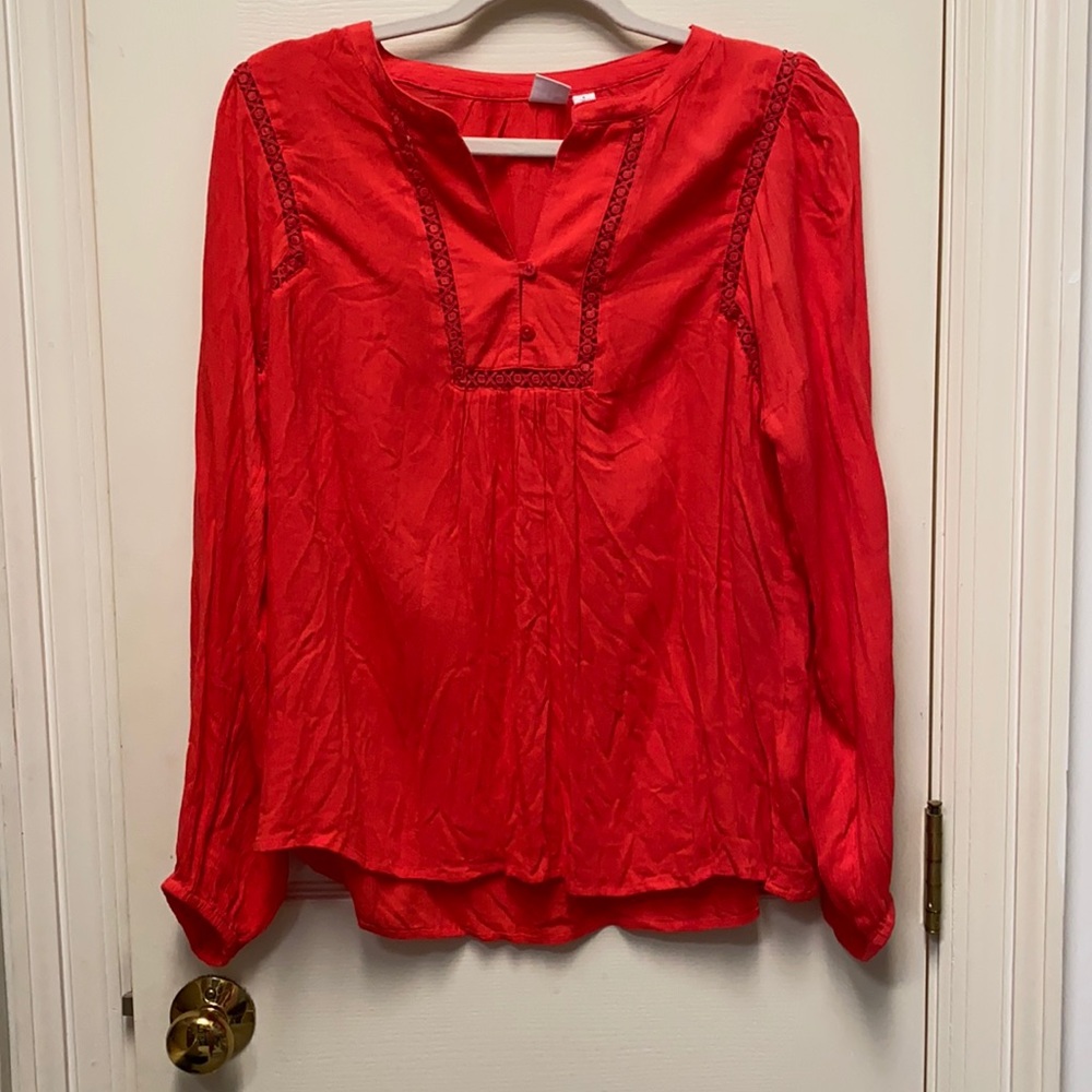Perfect fall peasant blouse